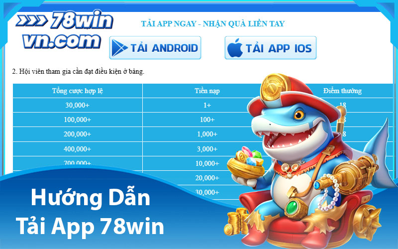 Hướng dẫn tải app 78win